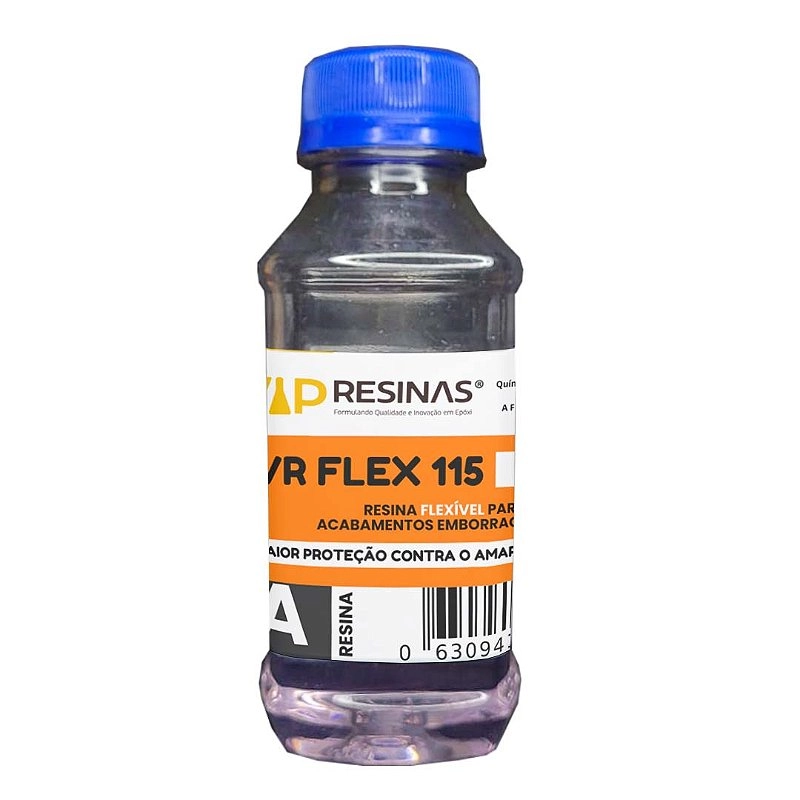 Resina Flexível + Endurecedor Uv Vr115 150g Vip Resinas