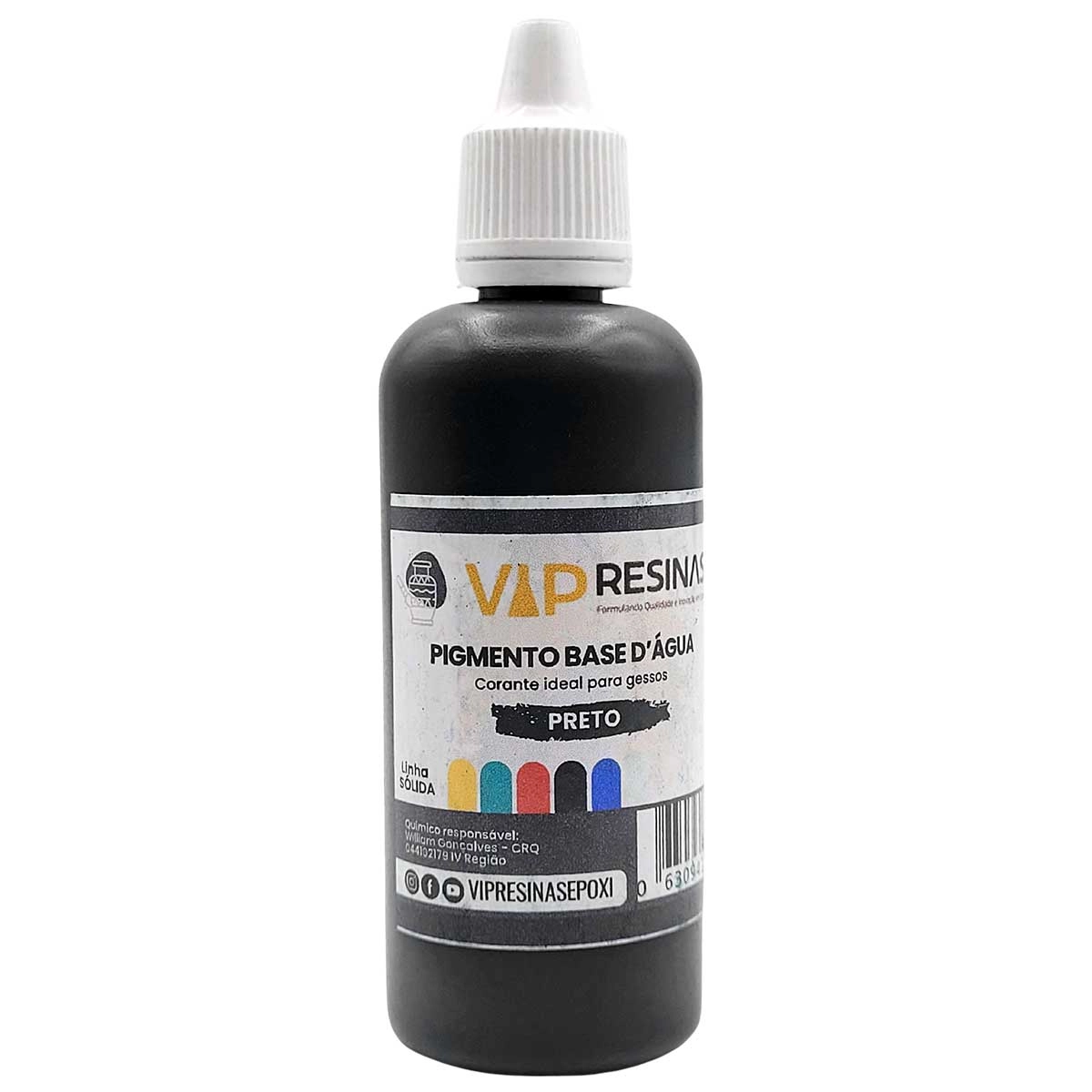 Kit 6 Cores Corante Líquido Resina Gesso 50g Pigmento Epóxi Kit 6 Cores Corante Líquido Resina Gesso 50g Pigmento Epóxi