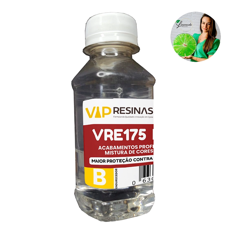 Resina Alta Viscosidade+ Endurecedor Uv VR175 150g VipResina Resina Alta Viscosidade+ Endurecedor Uv VR175 150g VipResina