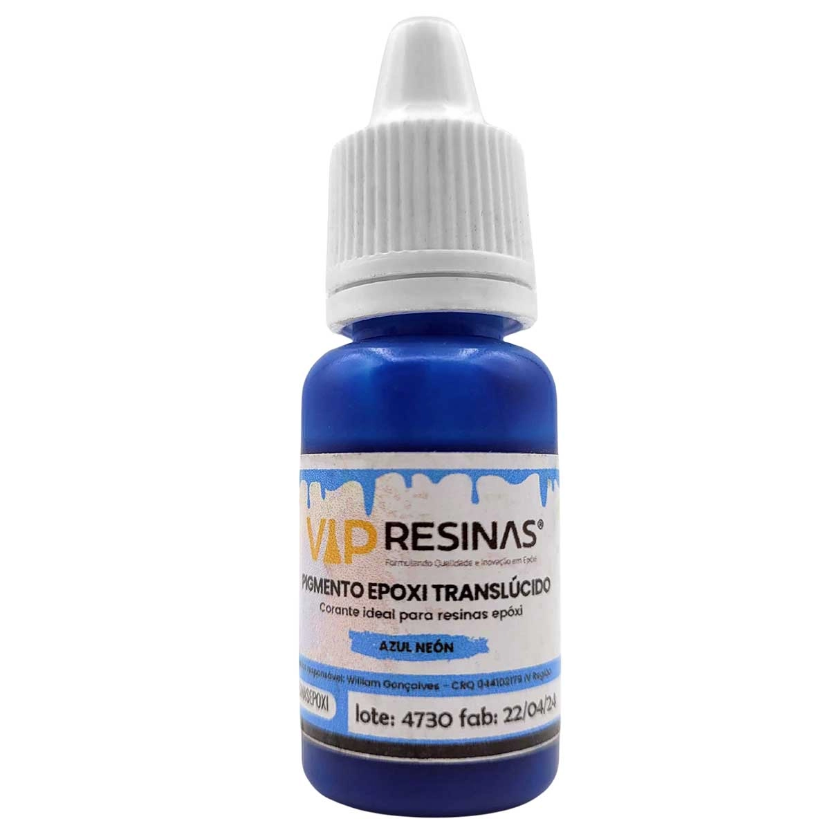 Pigmento Epóxi Translúcido Neon 10g Cores Avulsas VipResinas Pigmento Epóxi Translúcido Neon 10g Cores Avulsas VipResinas