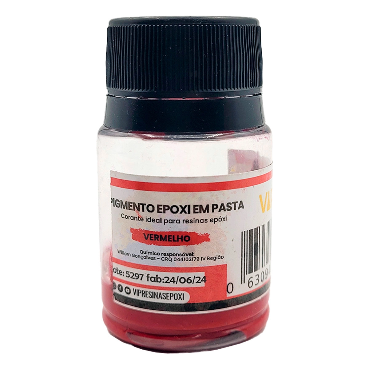 Pigmento Epóxi P/Resina Pasta 100g Cores Sólidas Vipresinas