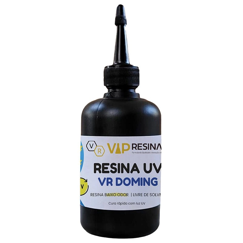 Resina De Cura Uv Para Artesanato 50g Vr Doming Vip Resinas