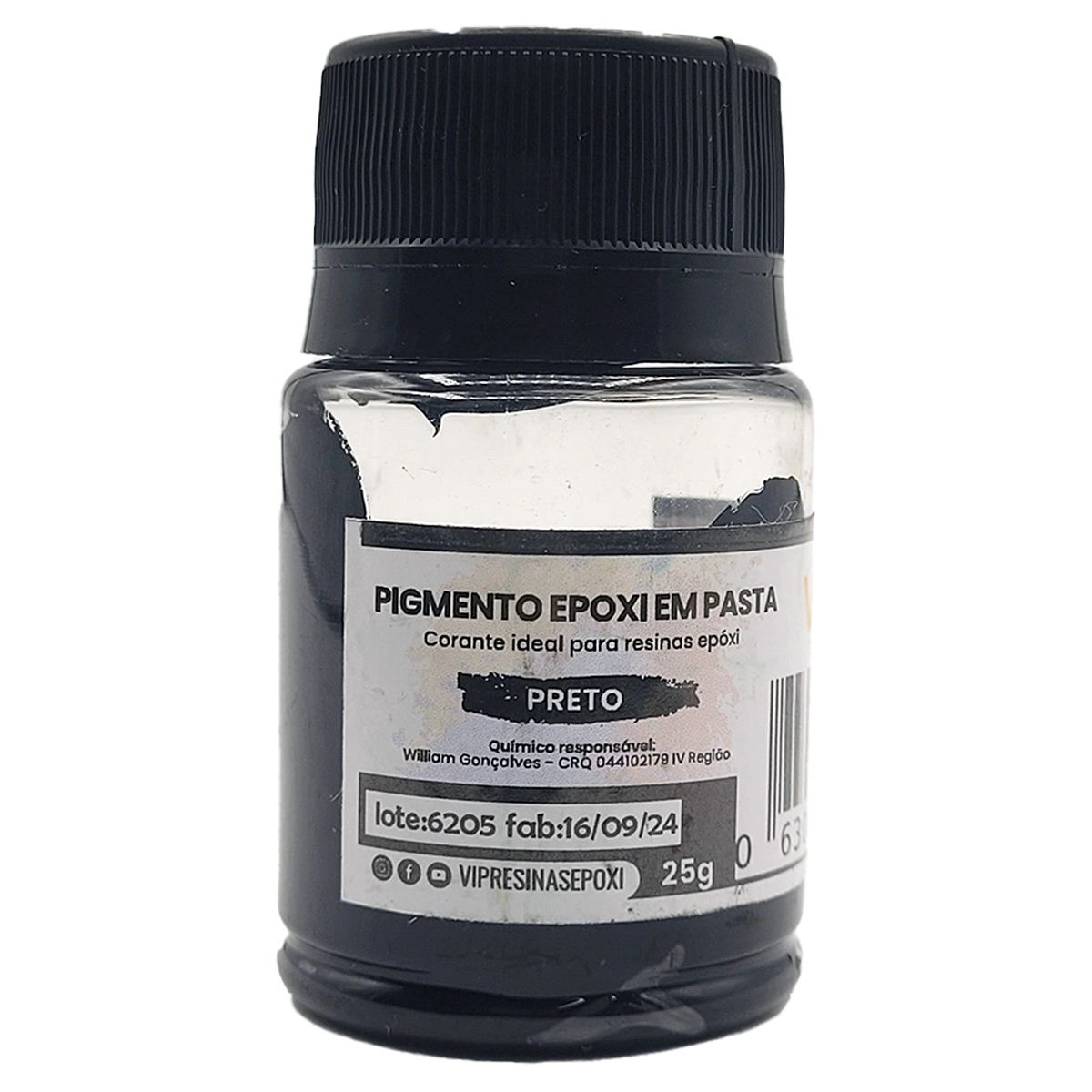 Kit 5 Cores Pigmentos Epóxi Essenciais Em Pasta P/Resinas