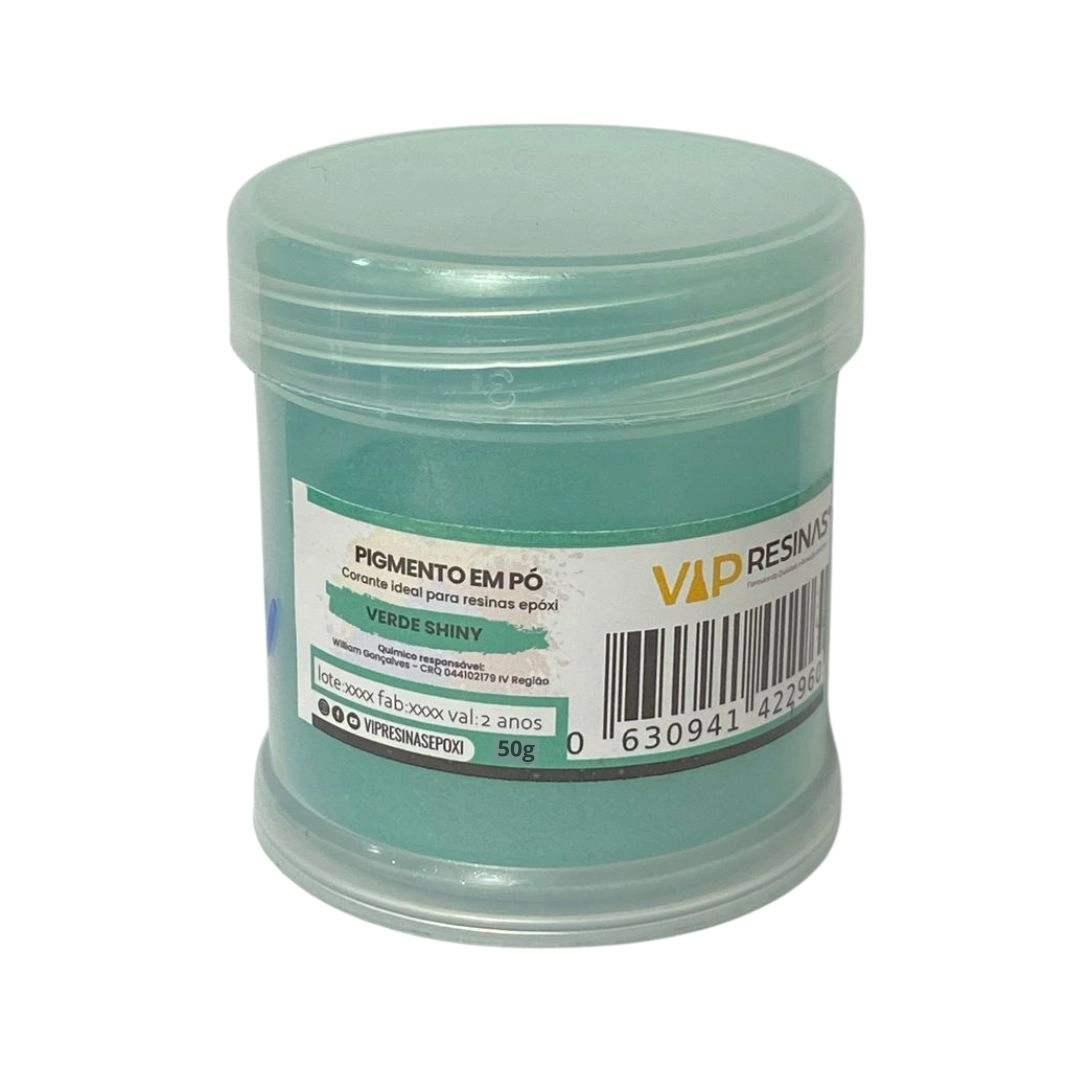 Kit 10 Pigmentos Epóxi Em Pó P/resinas Cores Shiny 50g cada Vip Resinas Kit 10 Pigmentos Epóxi Em Pó P/resinas Cores Shiny 50g cada Vip Resinas