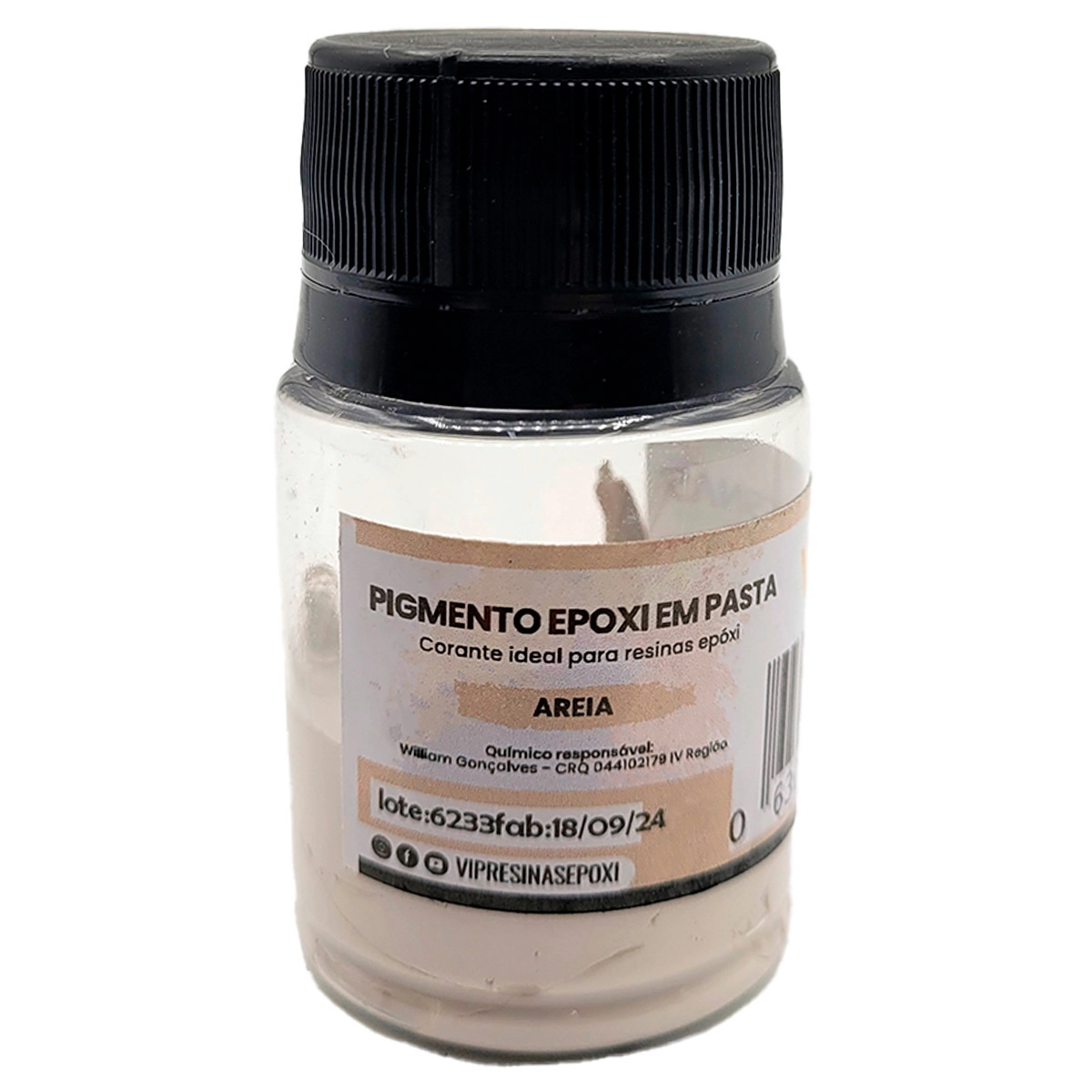 Kit 8 Pigmento Epóxi Em Pasta Cores Light 100g Vip Resinas