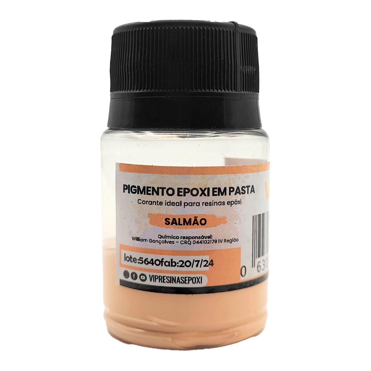 Kit 8 Pigmento Epóxi Em Pasta Cores Light 50g Vip Resinas