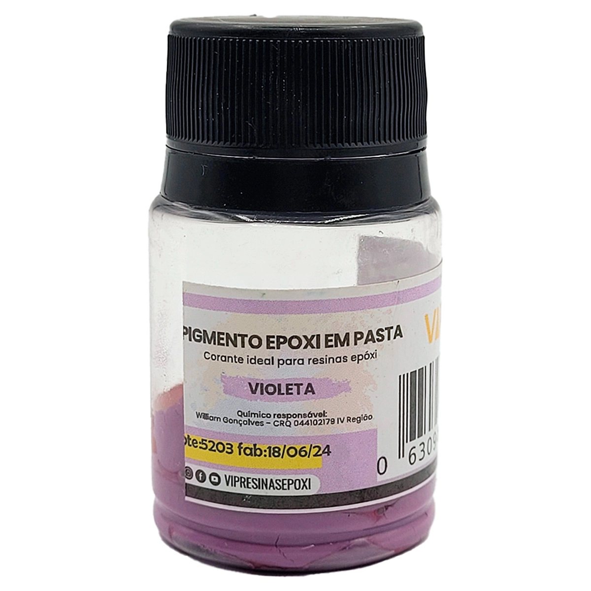 Kit 8 Pigmento Epóxi Em Pasta Cores Light 50g Vip Resinas