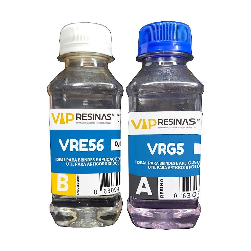 Resina Epóxi Rígida + Endurecedor VRG5 145g Baixa Espessura