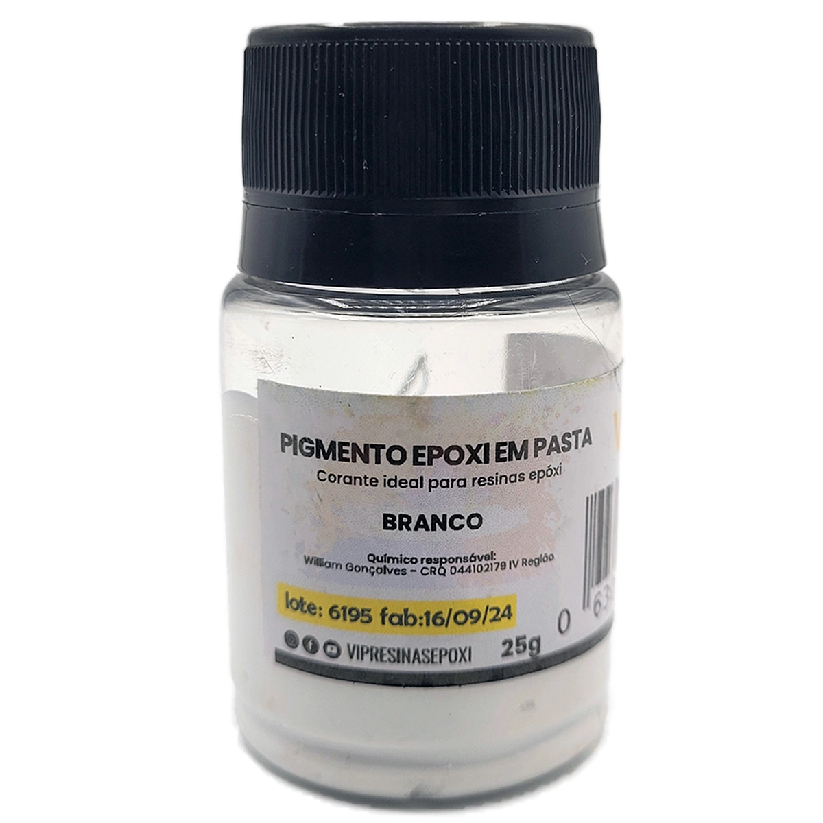 Kit 5 Cores Pigmentos Epóxi Essenciais Em Pasta P/Resinas