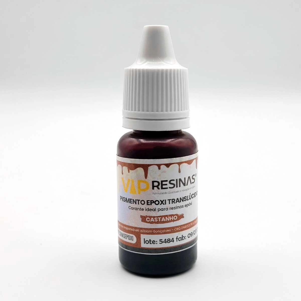 Pigmento Epóxi Para Resinas Translúcido 10g Vip Resinas Pigmento Epóxi Para Resinas Translúcido 10g Vip Resinas