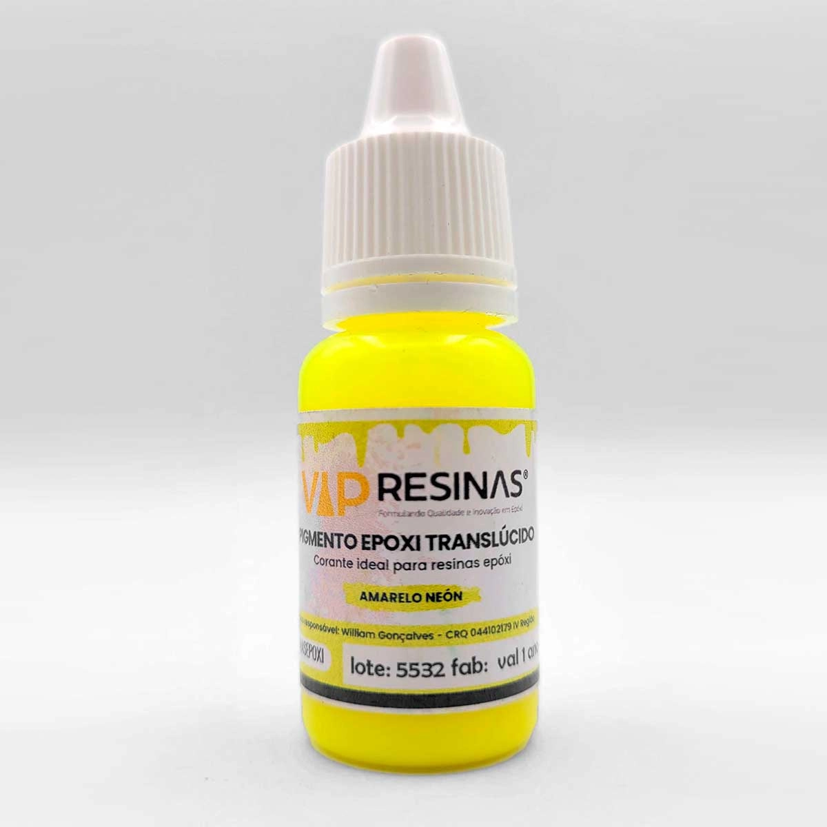 Pigmento Epóxi Translúcido Neon 10g Cores Avulsas VipResinas Pigmento Epóxi Translúcido Neon 10g Cores Avulsas VipResinas