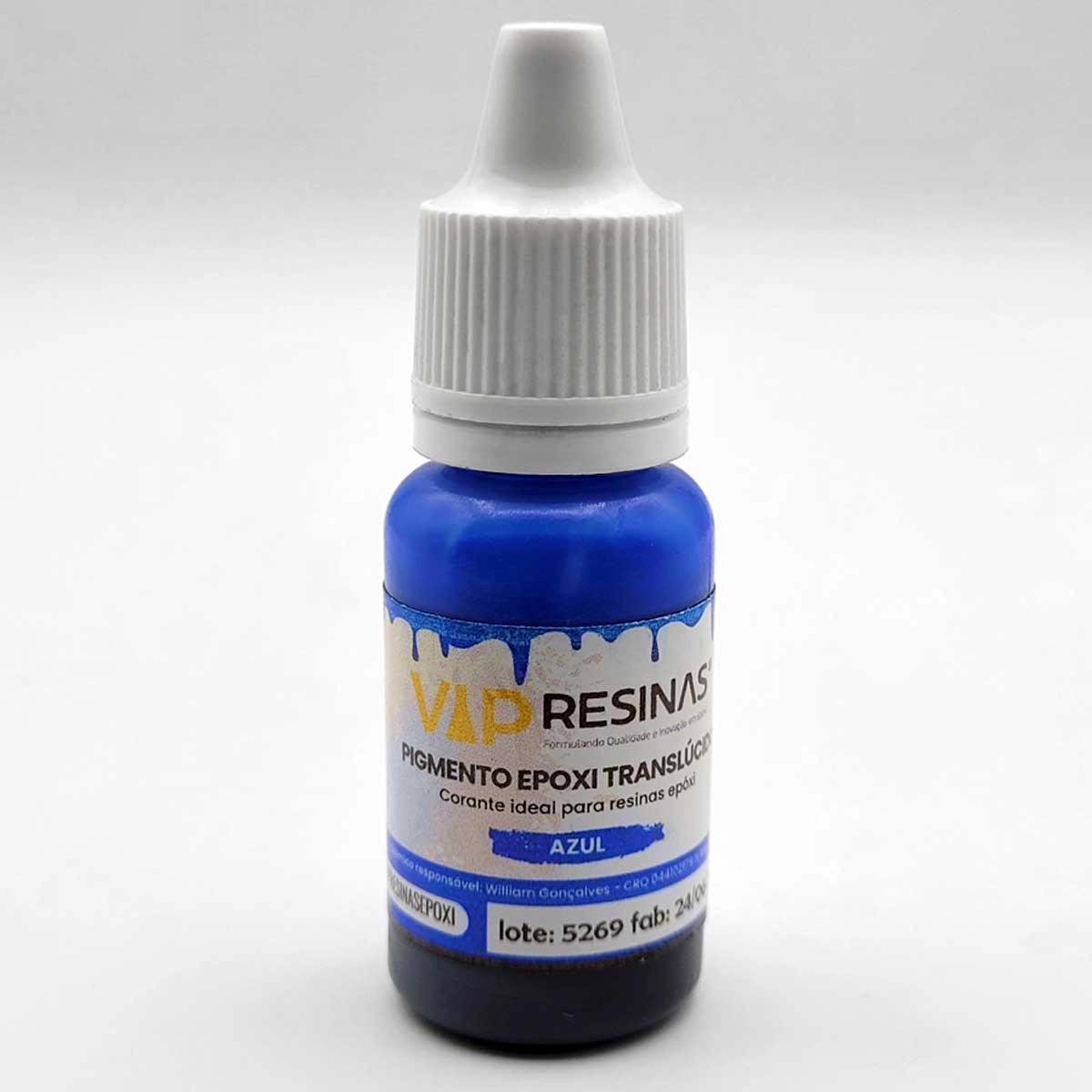 Pigmento Epóxi Para Resinas Translúcido 10g Vip Resinas Pigmento Epóxi Para Resinas Translúcido 10g Vip Resinas