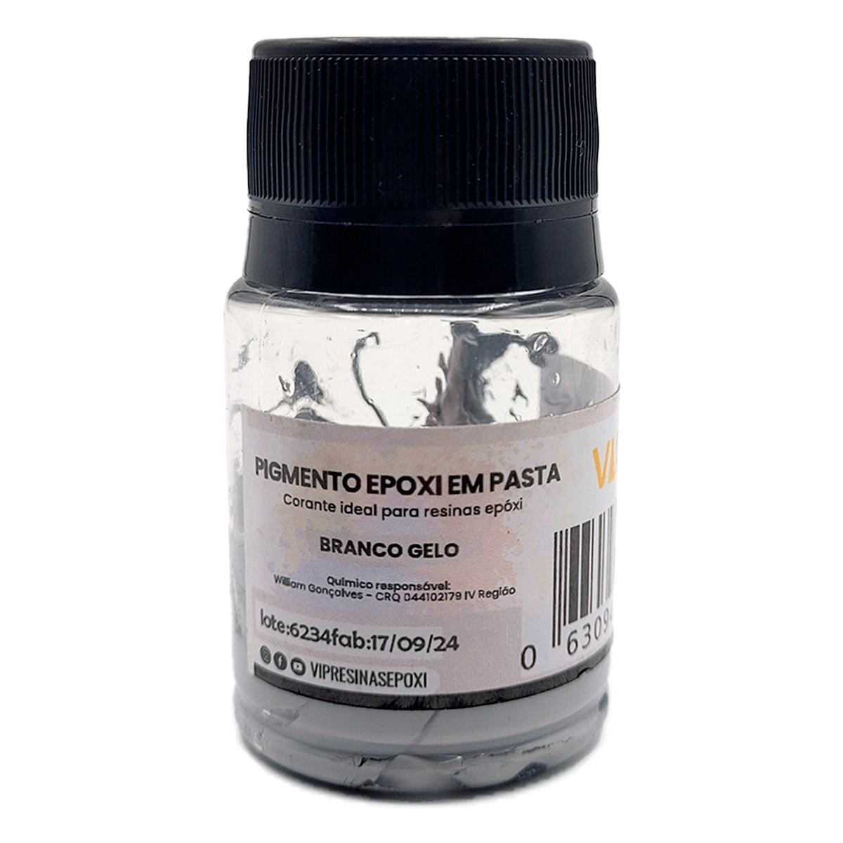 Kit 8 Pigmento Epóxi Em Pasta Cores Light 100g Vip Resinas