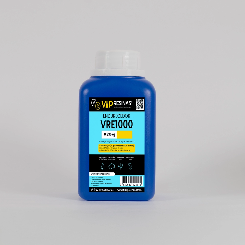 Resina Epóxi + Endurecedor Uv VR1000 1kg Baixa Espessura Resina Epóxi + Endurecedor Uv VR1000 1kg Baixa Espessura