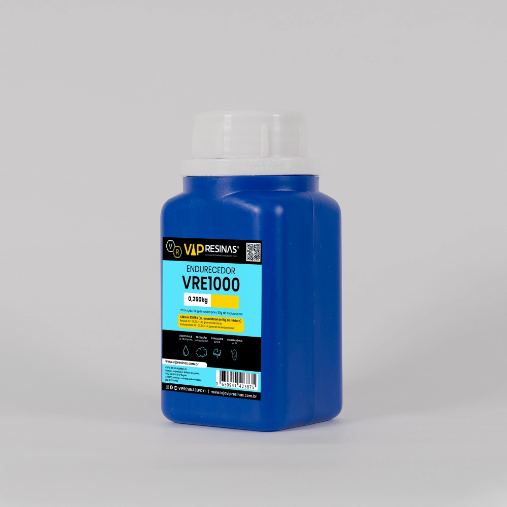 Resina Epóxi + Endurecedor Uv VR1000 750g Baixa Espessura Resina Epóxi + Endurecedor Uv VR1000 750g Baixa Espessura