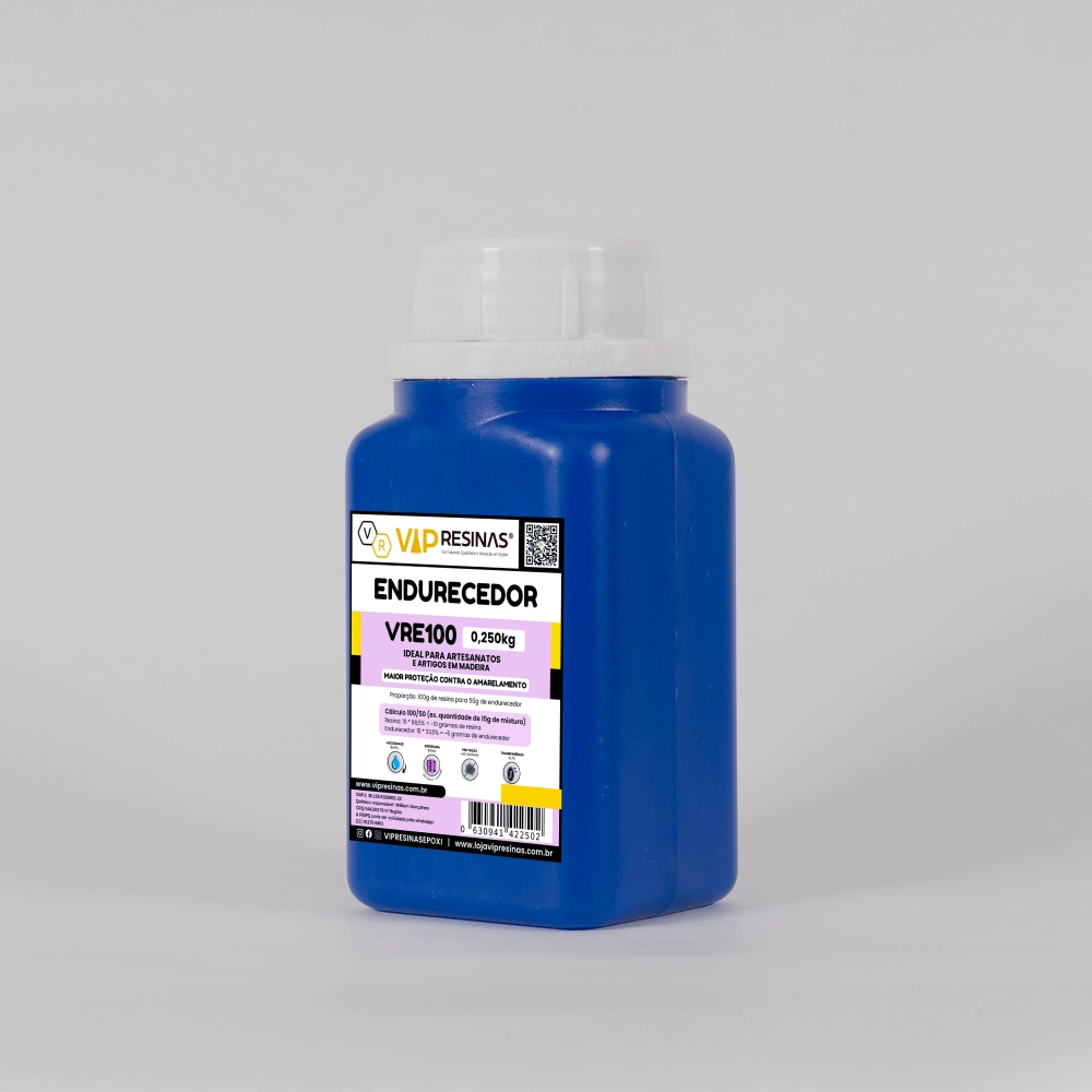 Resina Epóxi + Endurecedor VR100 UV 0,750kg Baixa Espessura Resina Epóxi + Endurecedor VR100 UV 0,750kg Baixa Espessura