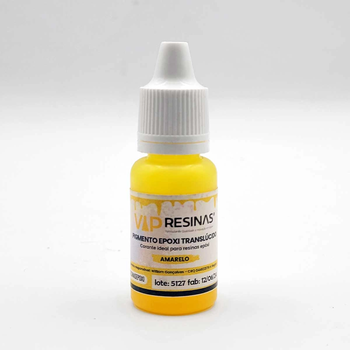 Pigmento Epóxi Para Resinas Translúcido 10g Vip Resinas Pigmento Epóxi Para Resinas Translúcido 10g Vip Resinas