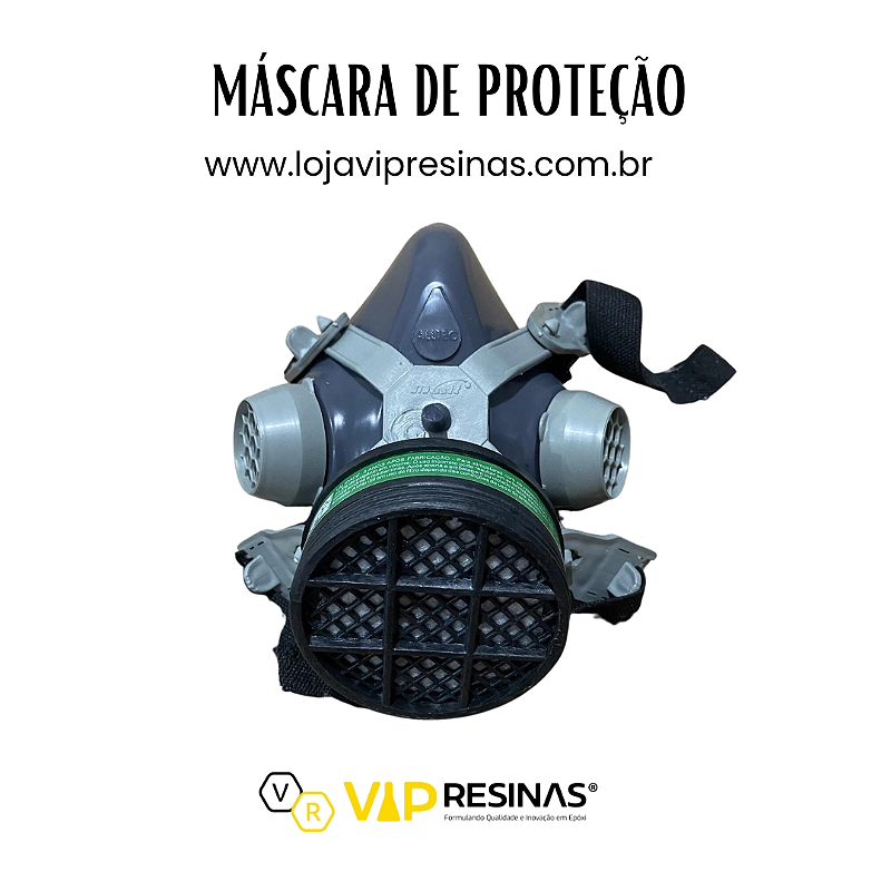 Máscara de Proteção Para Resinagem - Com Filtro Recarregável Máscara de Proteção Para Resinagem - Com Filtro Recarregável