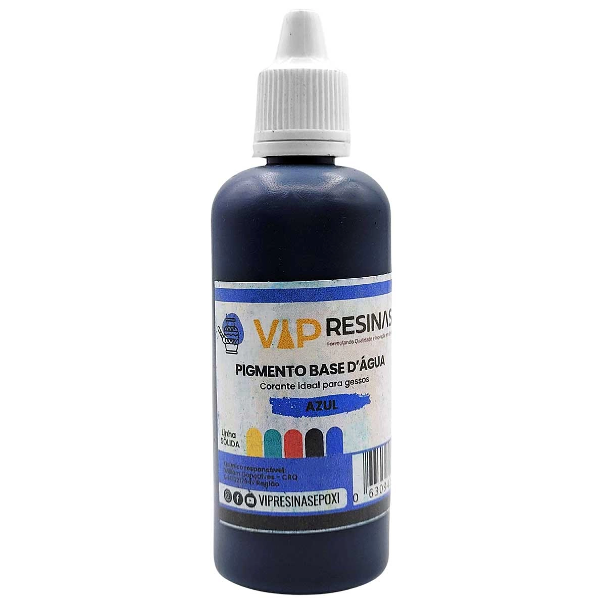 Kit 6 Cores Corante Líquido Resina Gesso 50g Pigmento Epóxi Kit 6 Cores Corante Líquido Resina Gesso 50g Pigmento Epóxi