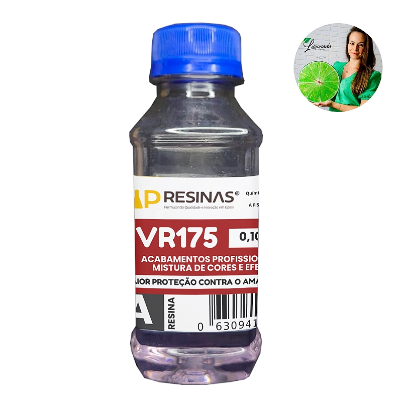 Resina Alta Viscosidade+ Endurecedor Uv VR175 150g VipResina Resina Alta Viscosidade+ Endurecedor Uv VR175 150g VipResina