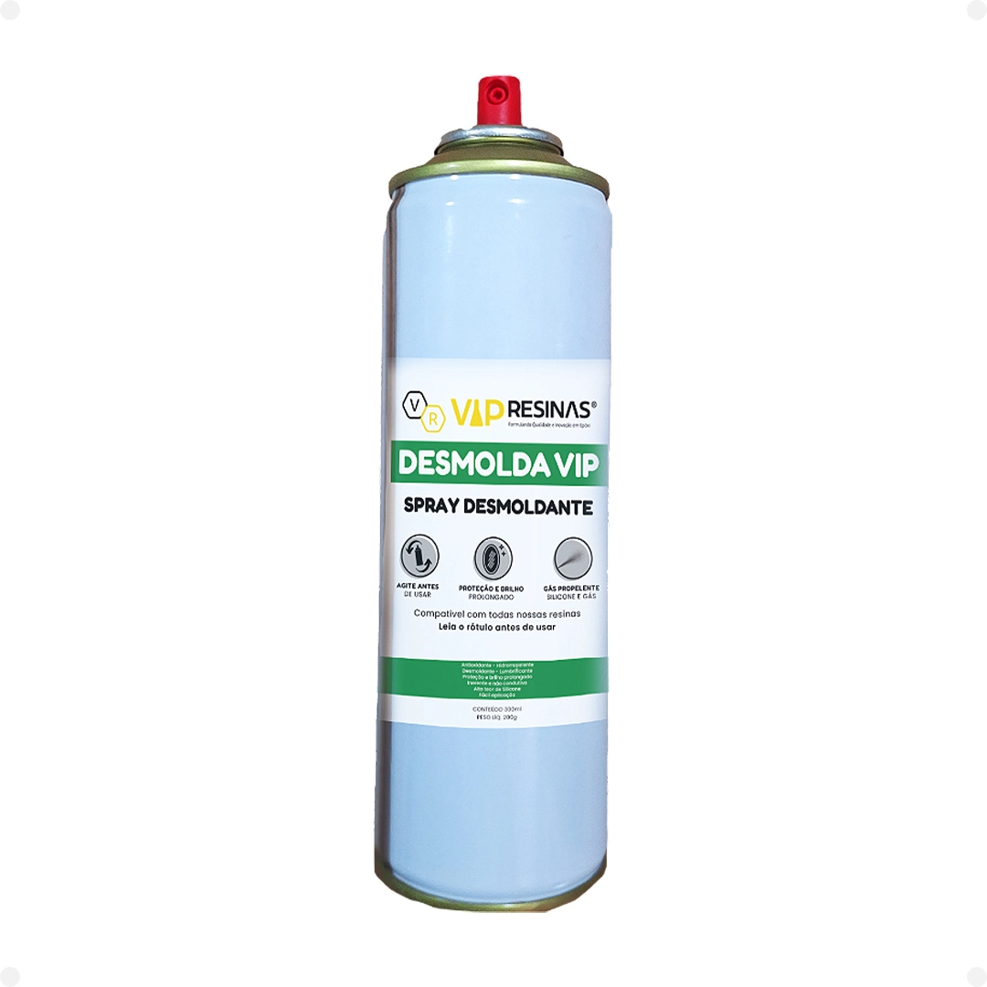 Desmoldante Spray P/ Resina Epóxi Molde Forma Silicone 200g Desmoldante Spray P/ Resina Epóxi Molde Forma Silicone 200g