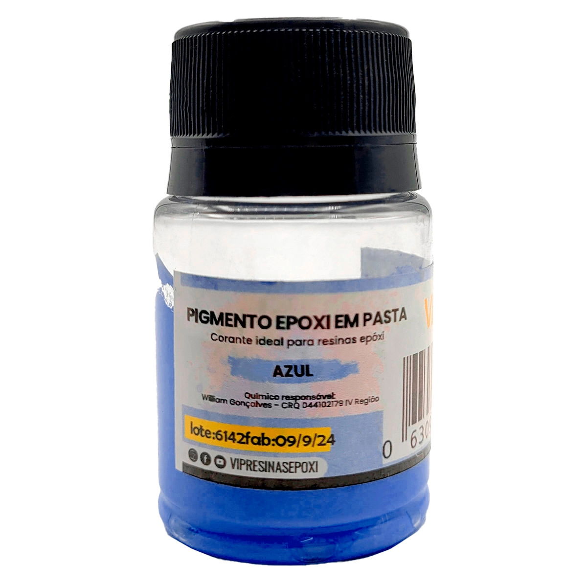 Pigmento Epóxi P/Resina Pasta Cores Sólidas 25g Vip Resinas