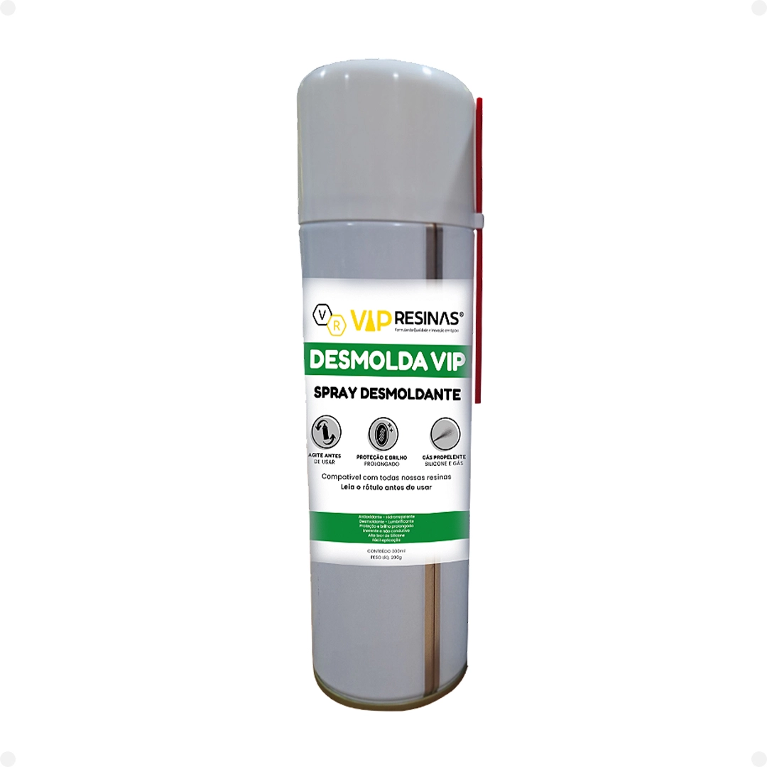 Desmoldante Spray P/ Resina Epóxi Molde Forma Silicone 200g Desmoldante Spray P/ Resina Epóxi Molde Forma Silicone 200g