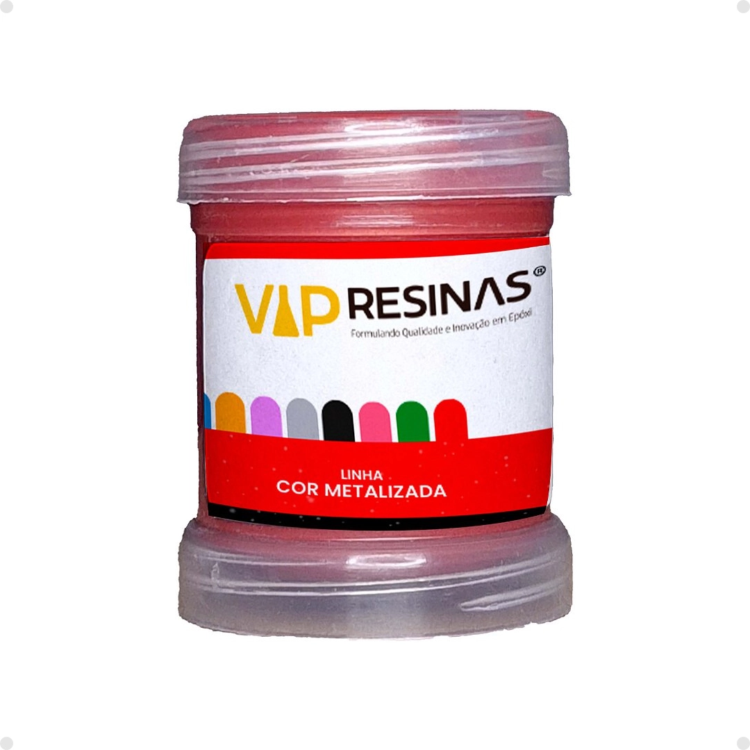 Pigmento Epóxi P/Resina Pasta 25g Cor Metalizada Vip resinas Pigmento Epóxi P/Resina Pasta 25g Cor Metalizada Vip resinas