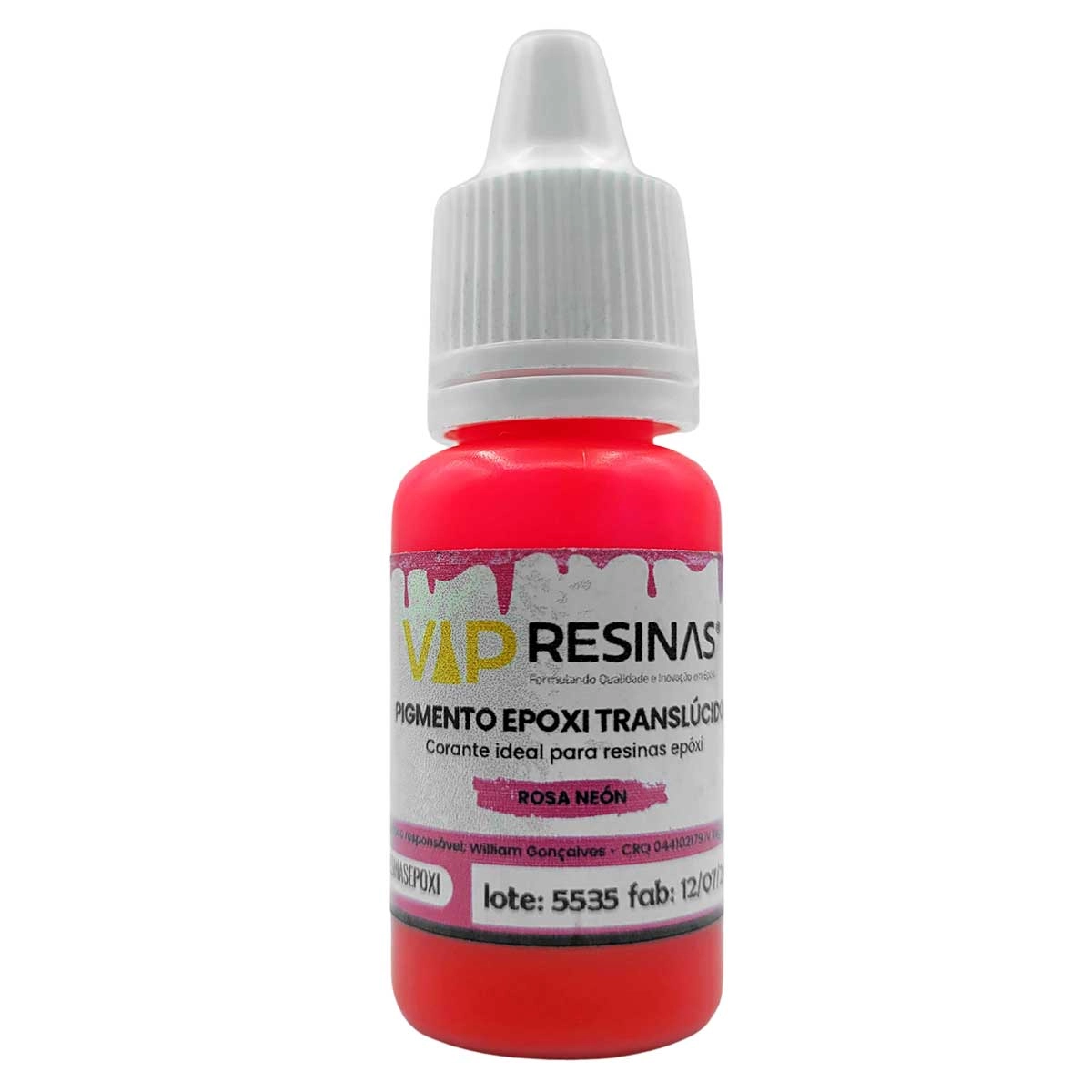 Pigmento Epóxi Translúcido Neon 10g Cores Avulsas VipResinas Pigmento Epóxi Translúcido Neon 10g Cores Avulsas VipResinas