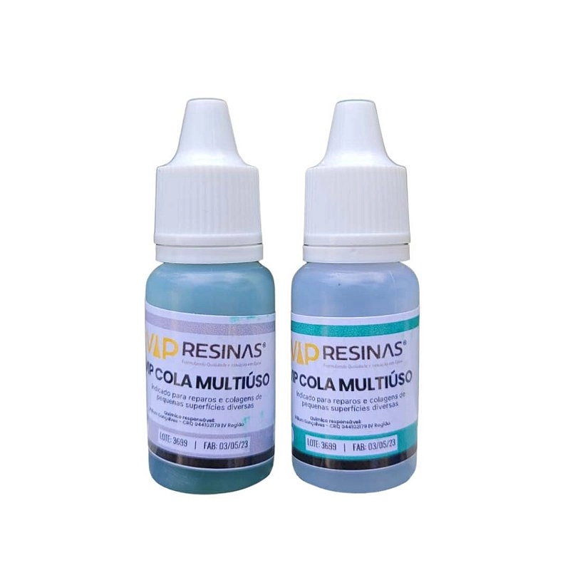 Cola Adesivo Epóxi Rápido 5 minutos 20g kit Vip Resinas Cola Adesivo Epóxi Rápido 5 minutos 20g kit Vip Resinas