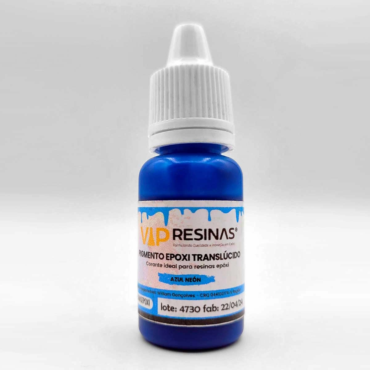 Pigmento Epóxi Translúcido Neon 10g Cores Avulsas VipResinas Pigmento Epóxi Translúcido Neon 10g Cores Avulsas VipResinas