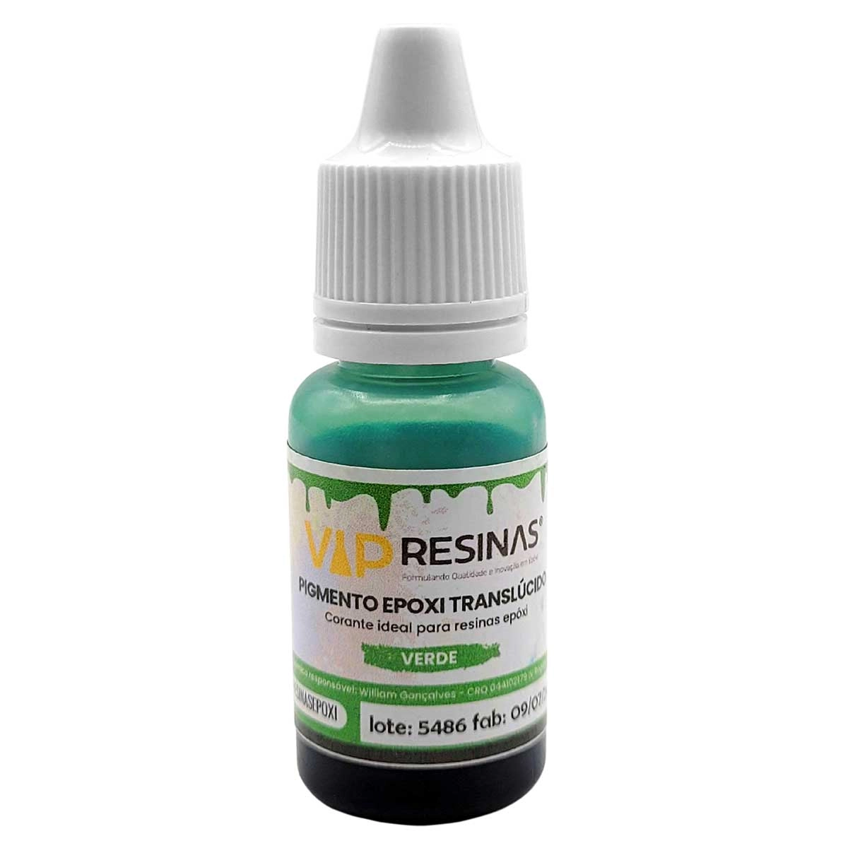 Pigmento Epóxi Para Resinas Translúcido 10g Vip Resinas Pigmento Epóxi Para Resinas Translúcido 10g Vip Resinas