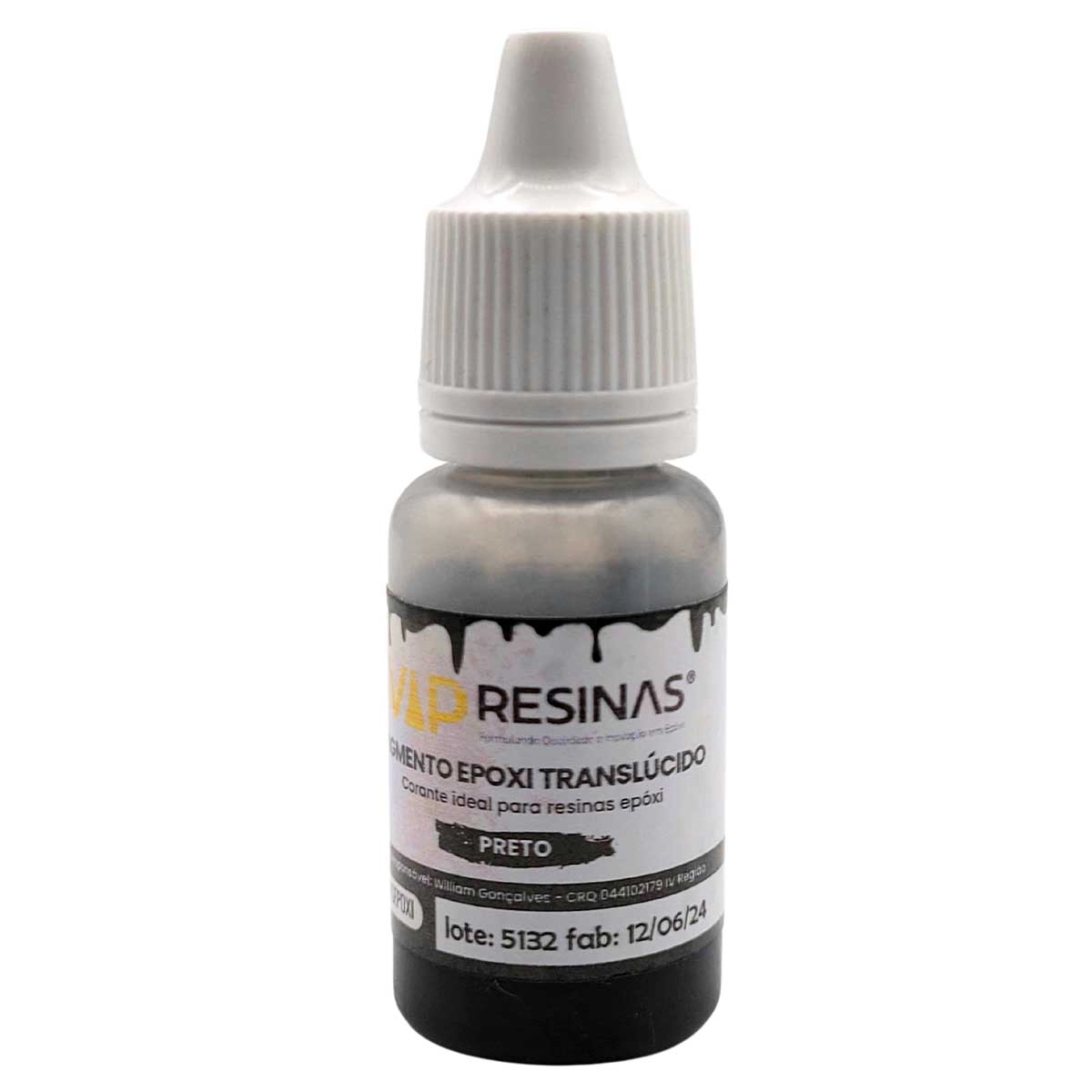 Pigmento Epóxi Para Resinas Translúcido 10g Vip Resinas Pigmento Epóxi Para Resinas Translúcido 10g Vip Resinas