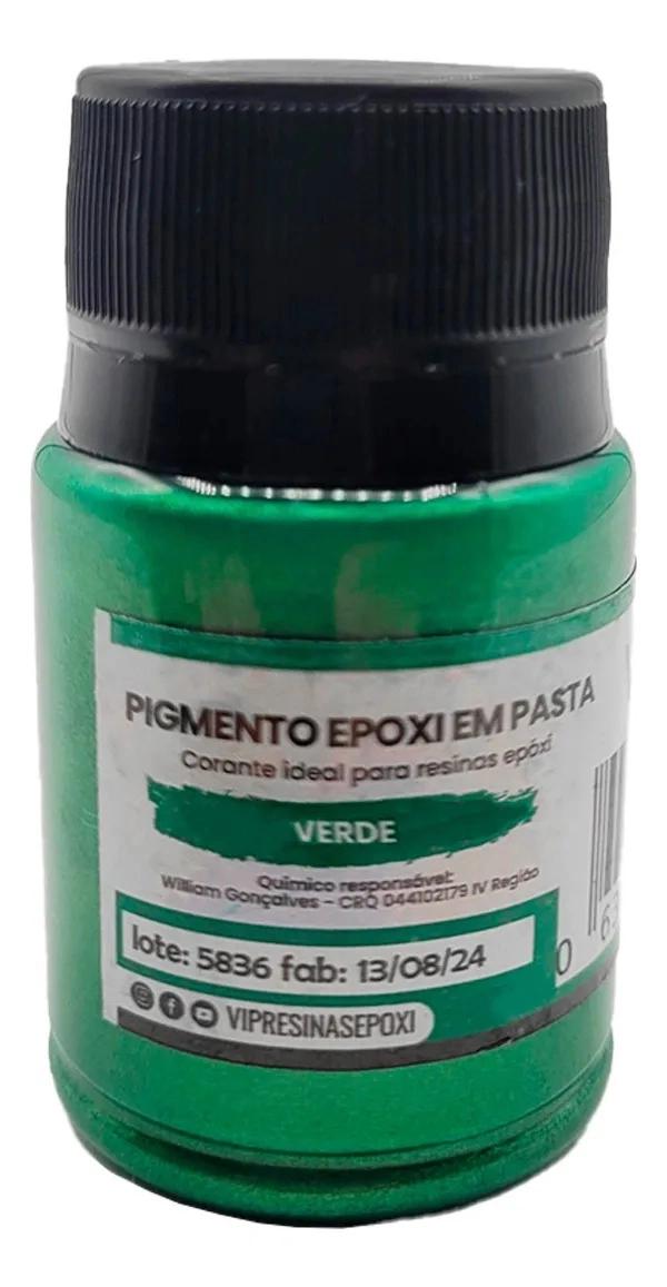 Pigmento Epóxi em Pasta – Cores Sólidas: Kit Completo 8 Cores (Vip Resinas) Pigmento Epóxi em Pasta – Cores Sólidas: Kit Completo 8 Cores (Vip Resinas)
