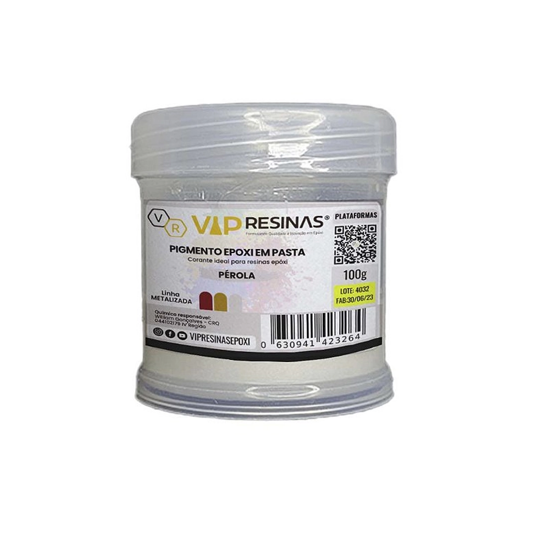 Pigmento Epóxi P/Resina Pasta 100g Cor Metalizada Vipresina Pigmento Epóxi P/Resina Pasta 100g Cor Metalizada Vipresina