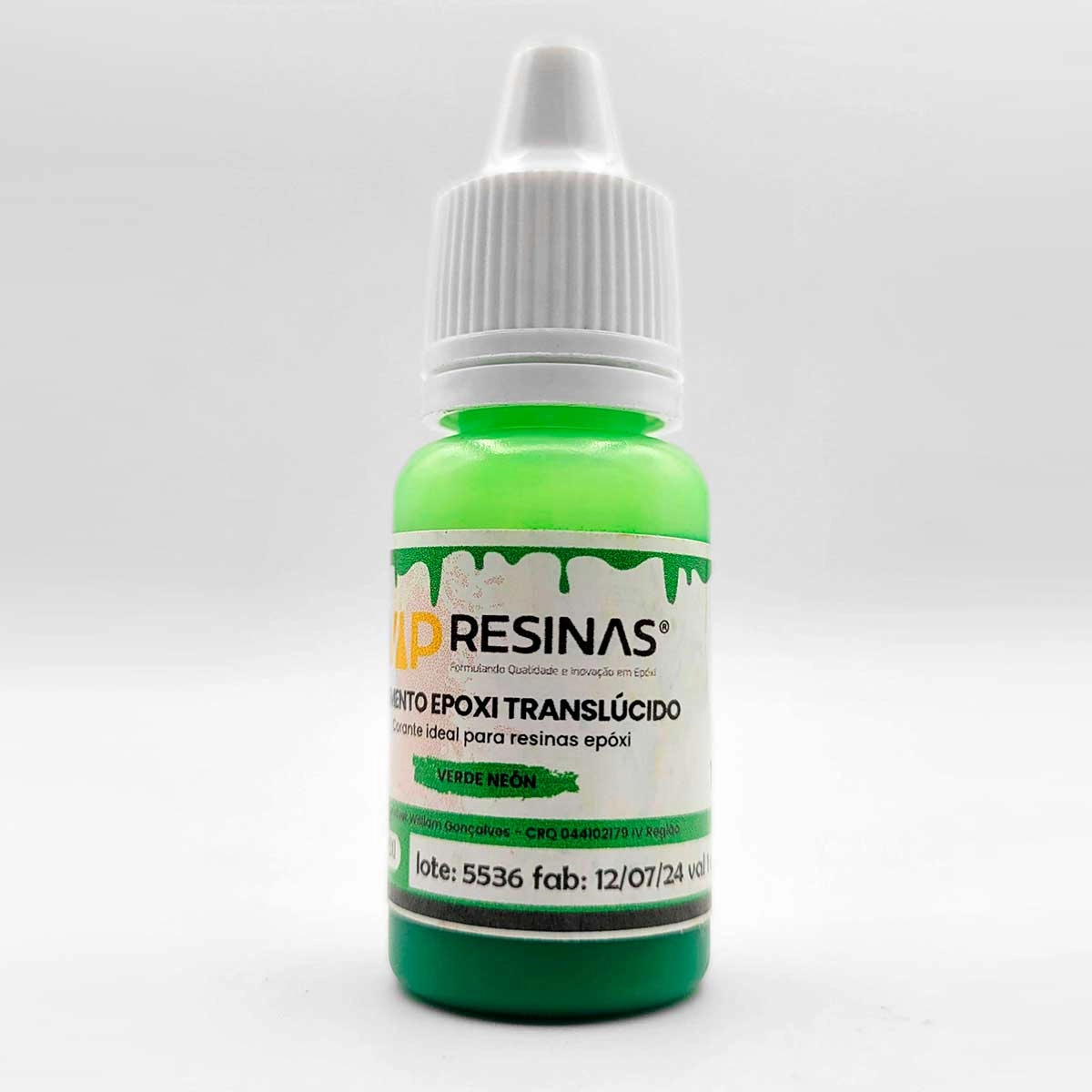 Pigmento Epóxi Translúcido Neon 10g Cores Avulsas VipResinas Pigmento Epóxi Translúcido Neon 10g Cores Avulsas VipResinas