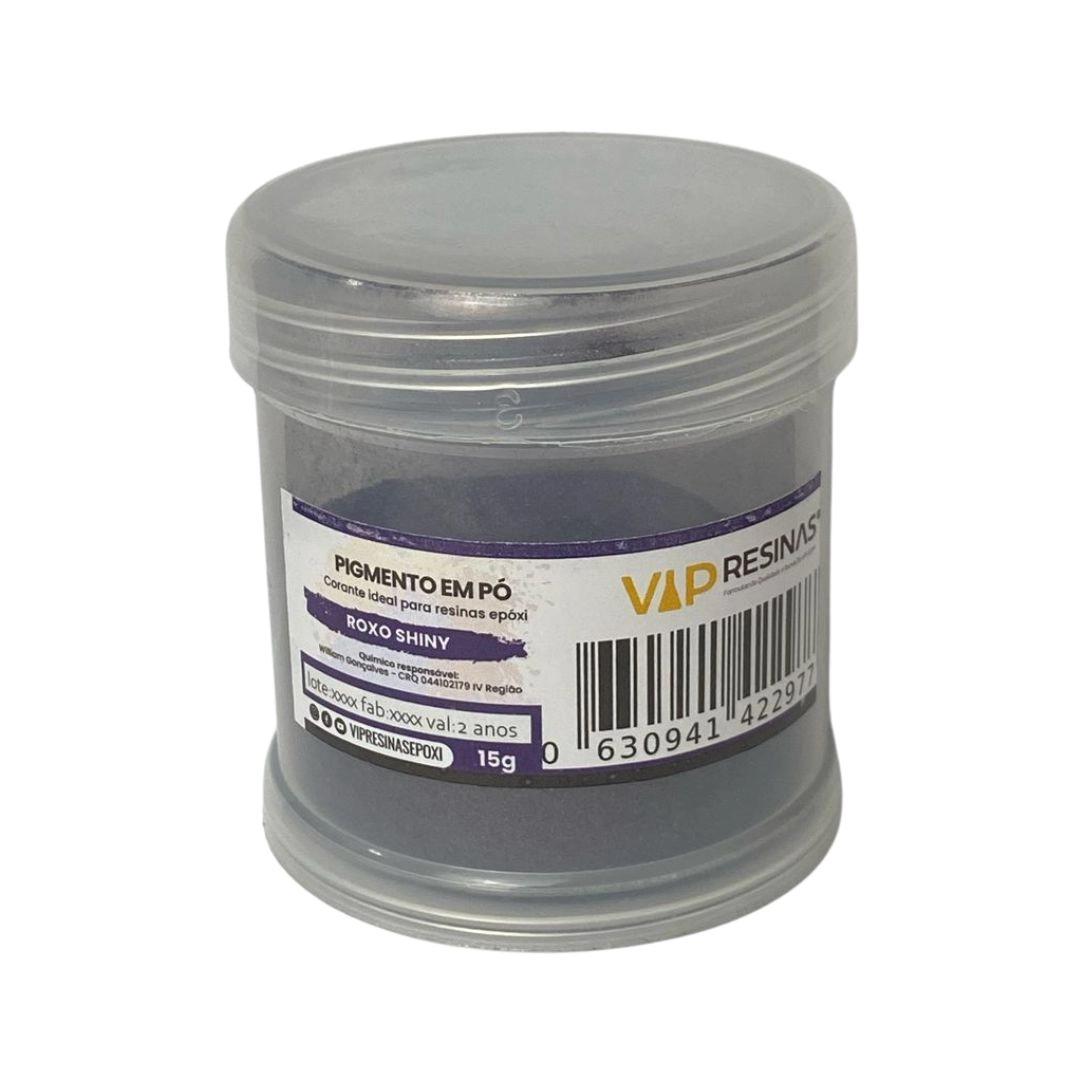 Kit 10 Pigmentos Epóxi Em Pó P/resinas Cores Shiny 15g cada Vip Resinas Kit 10 Pigmentos Epóxi Em Pó P/resinas Cores Shiny 15g cada Vip Resinas