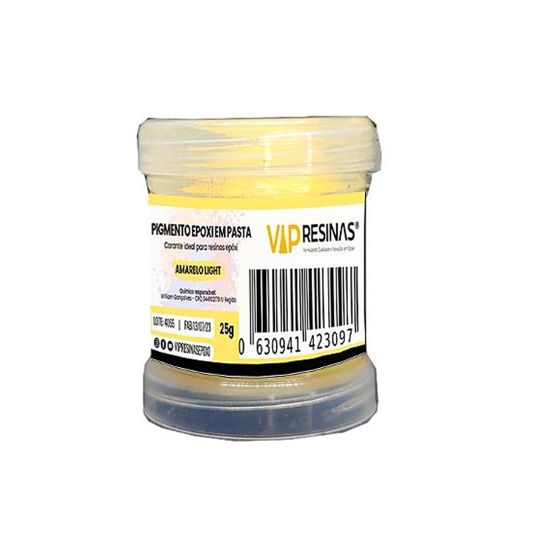 Pigmento Epóxi P/Resina Em Pasta 25g Cores Light Vip resinas