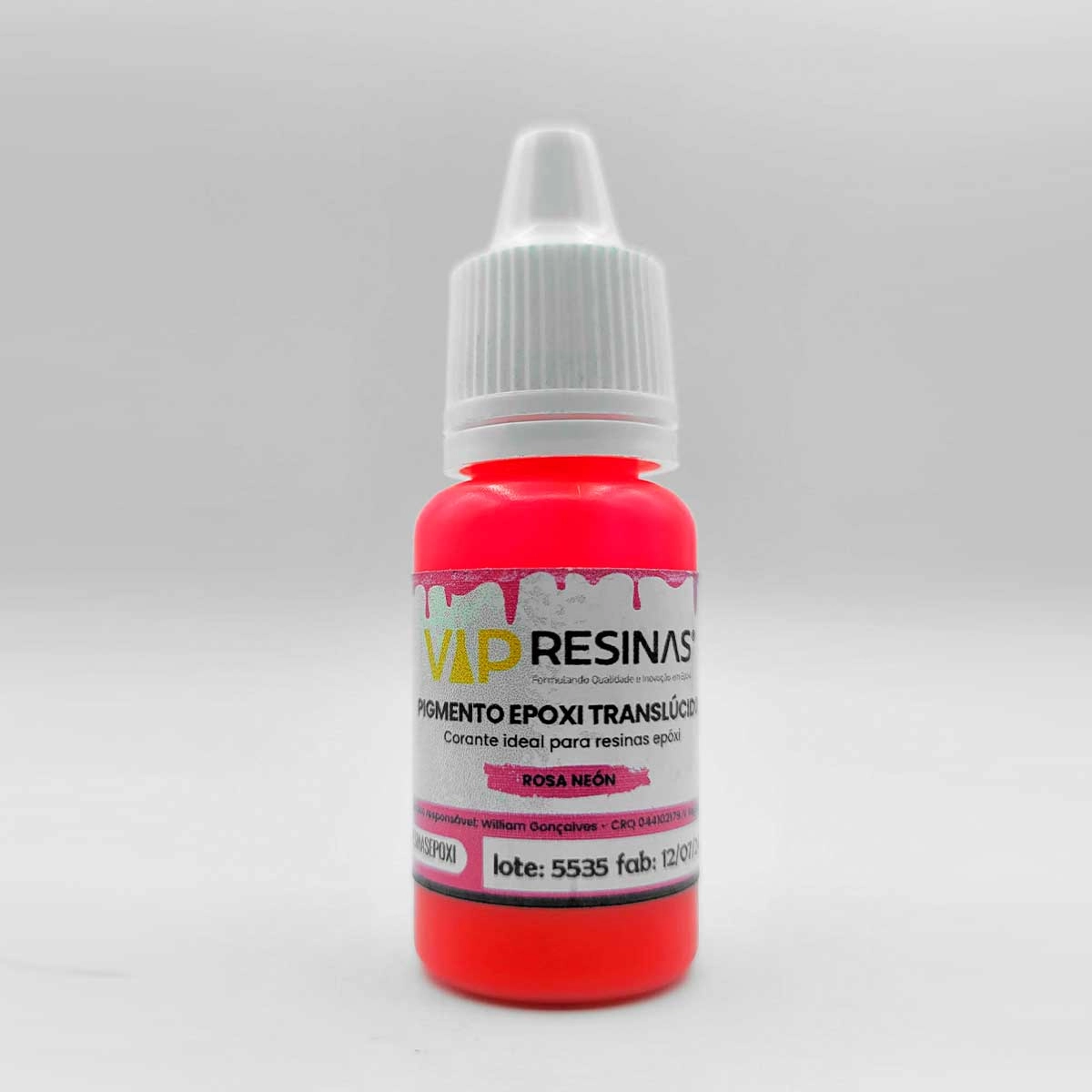 Pigmento Epóxi Translúcido Neon 10g Cores Avulsas VipResinas Pigmento Epóxi Translúcido Neon 10g Cores Avulsas VipResinas