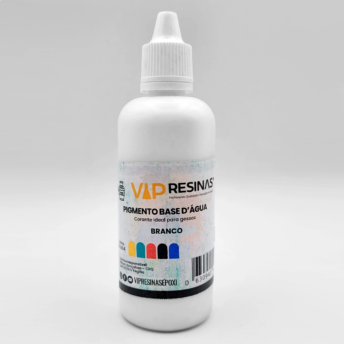 Corante Líquido P/ Resina Gesso 50g Pigmento Epóxi VipResina