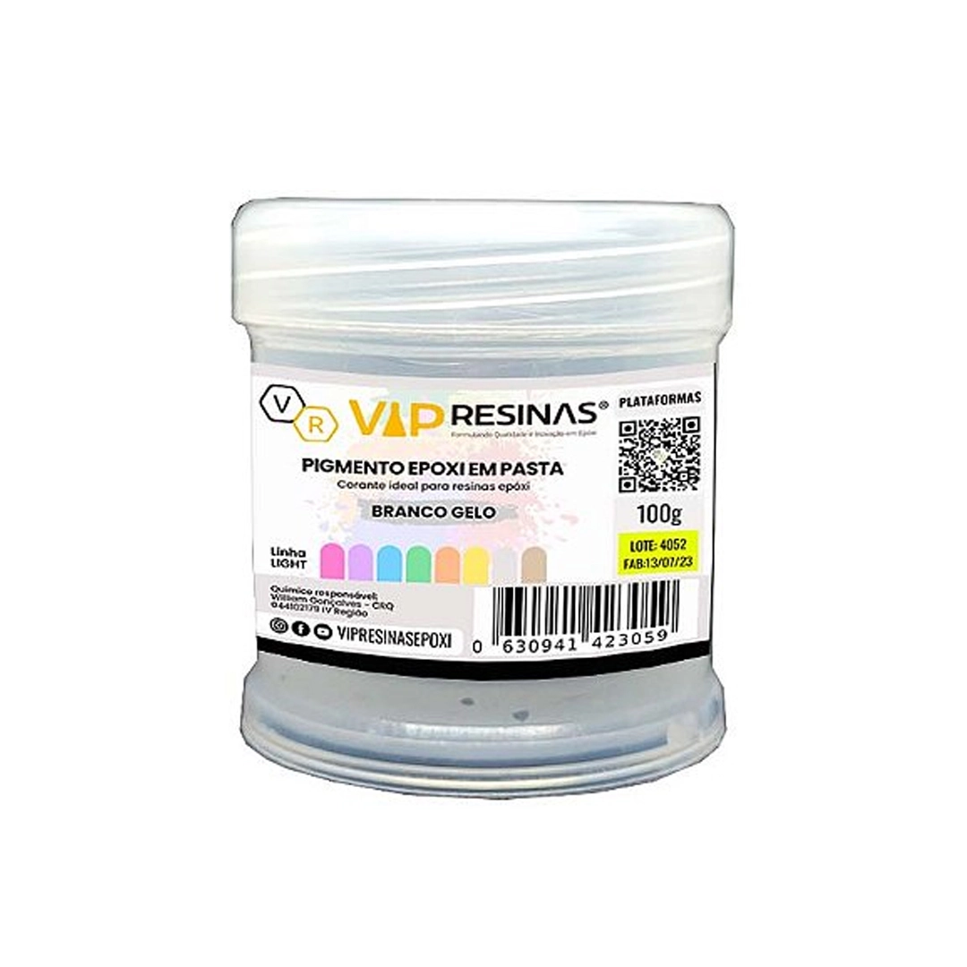Pigmento Epóxi P/Resina Em Pasta 100g Cores Light Vipresinas Pigmento Epóxi P/Resina Em Pasta 100g Cores Light Vipresinas