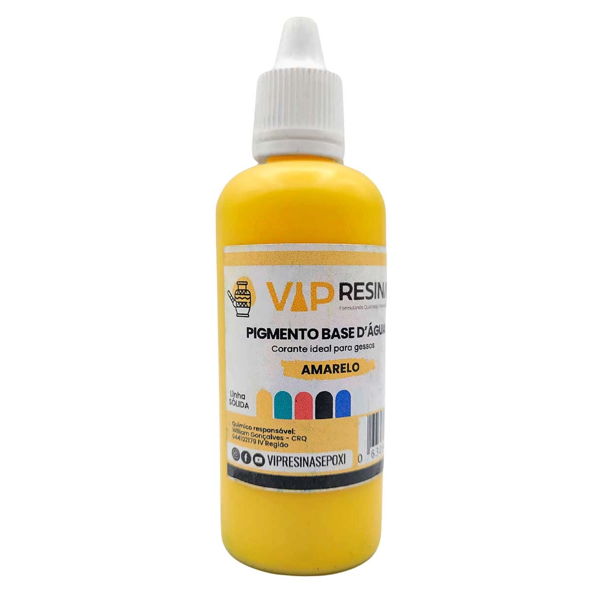 Kit 6 Cores Corante Líquido Resina Gesso 50g Pigmento Epóxi Kit 6 Cores Corante Líquido Resina Gesso 50g Pigmento Epóxi