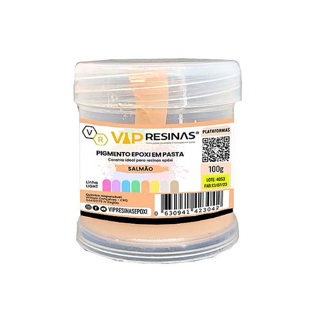 Pigmento Epóxi P/Resina Em Pasta 100g Cores Light Vipresinas Pigmento Epóxi P/Resina Em Pasta 100g Cores Light Vipresinas
