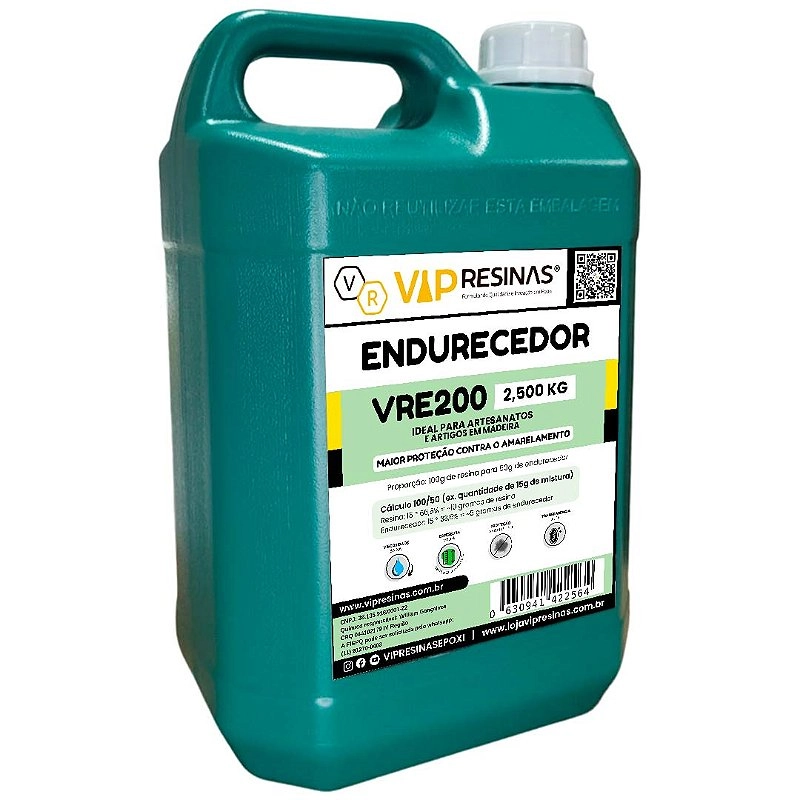 Resina Epóxi + Endurecedor VR200 UV 7,5kg Média Espessura Resina Epóxi + Endurecedor VR200 UV 7,5kg Média Espessura