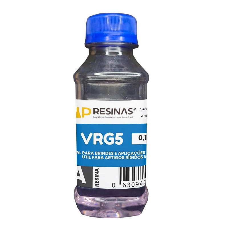 Resina Epóxi Rígida + Endurecedor VRG5 145g Baixa Espessura Resina Epóxi Rígida + Endurecedor VRG5 145g Baixa Espessura