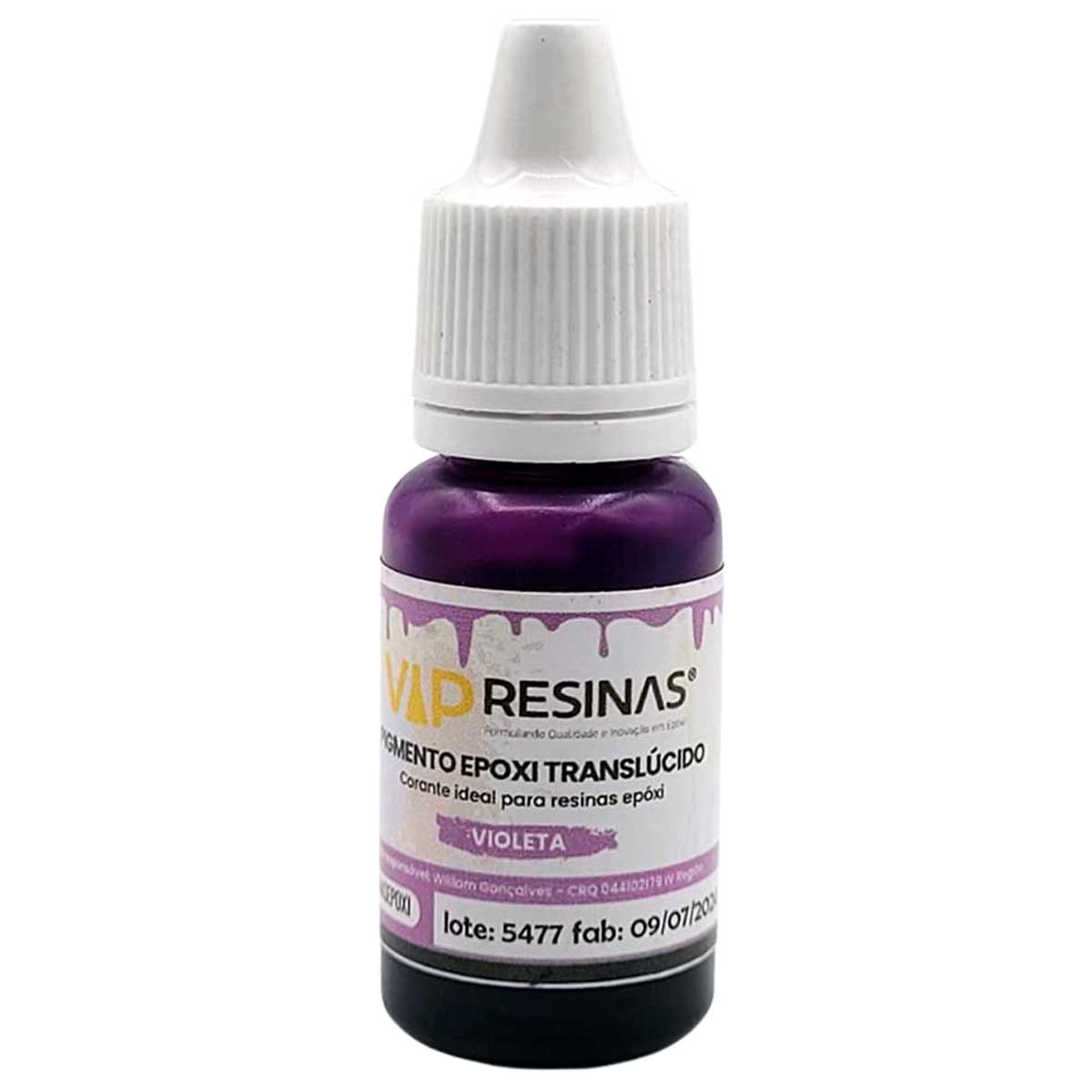 Pigmento Epóxi Para Resinas Translúcido 10g Vip Resinas Pigmento Epóxi Para Resinas Translúcido 10g Vip Resinas