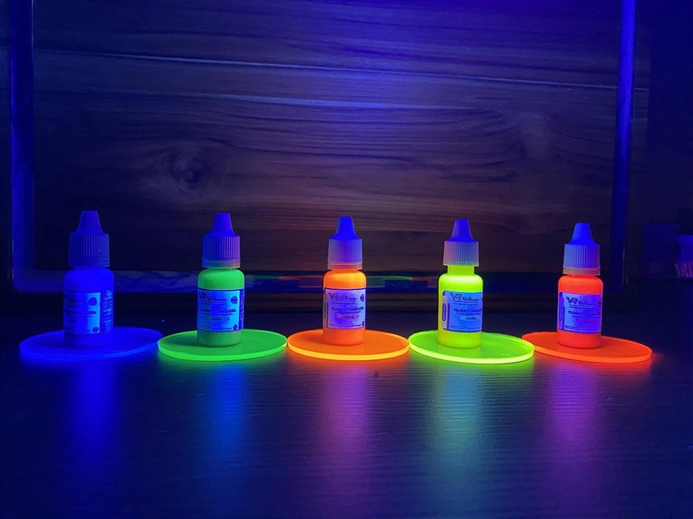 Kit 5 Cores Pigmento Epóxi Translúcido Neon 10g Vip Resinas Kit 5 Cores Pigmento Epóxi Translúcido Neon 10g Vip Resinas