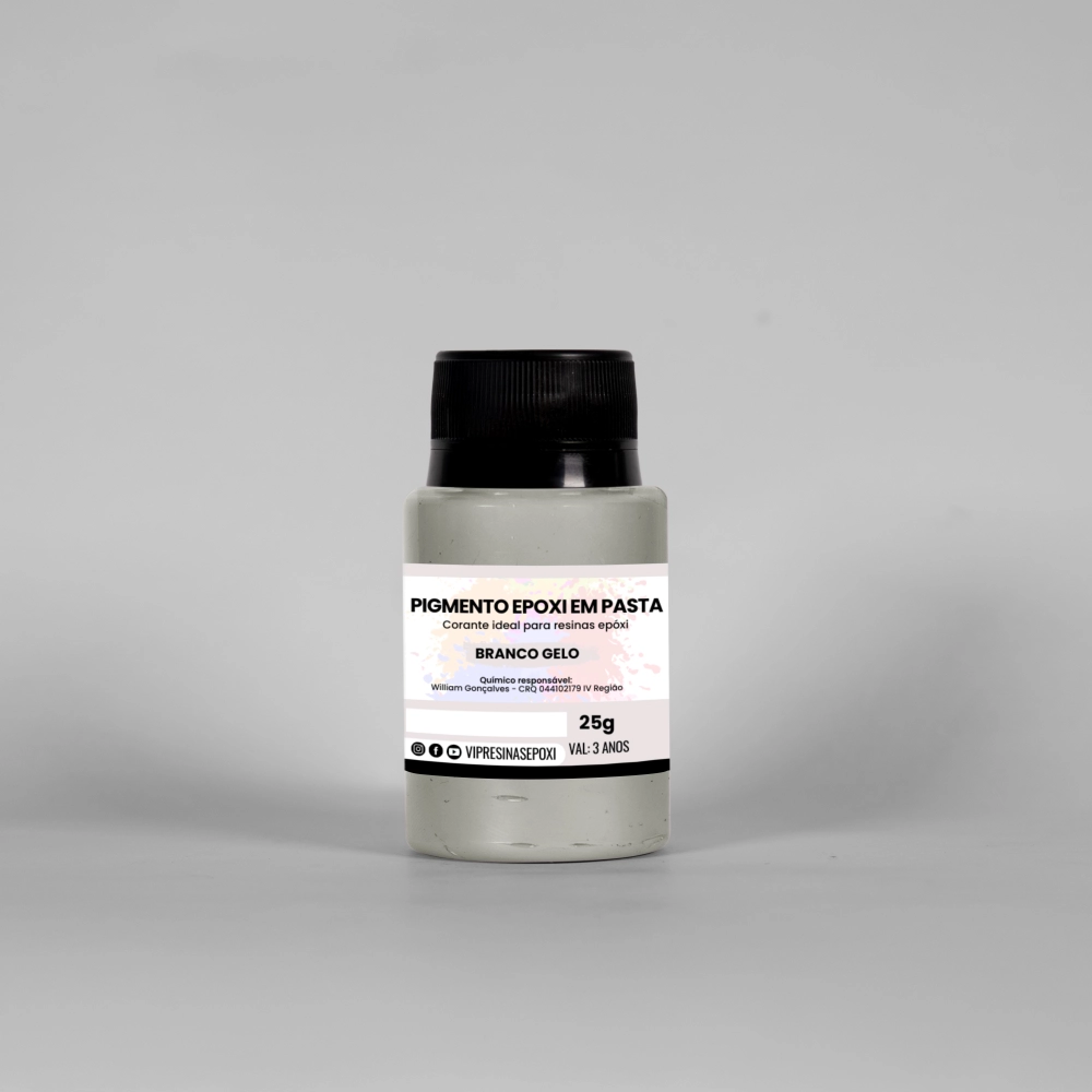 Kit 8 Pigmento Epóxi Em Pasta Cores Light 25g Vip Resinas
