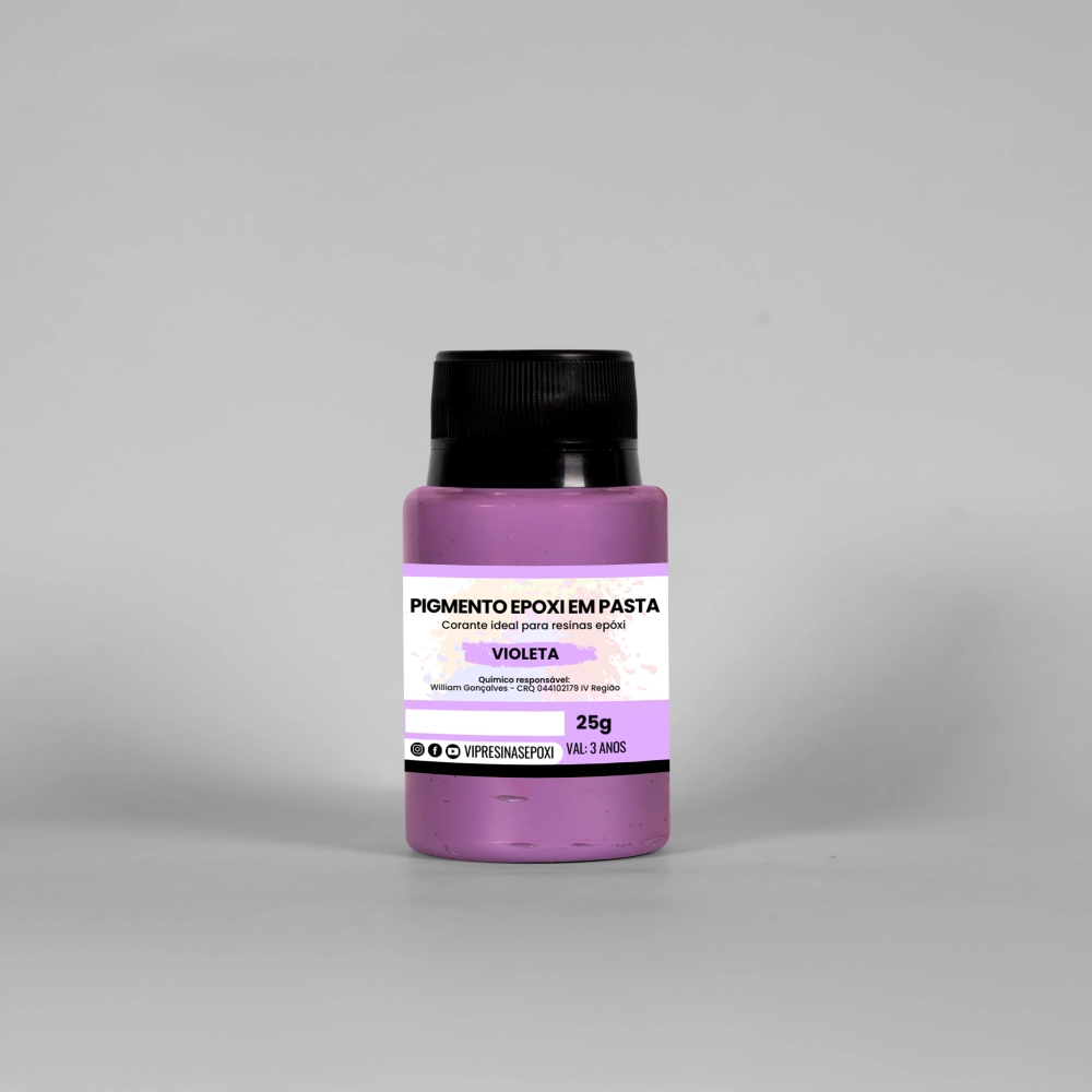 Kit 8 Pigmento Epóxi Em Pasta Cores Light 25g Vip Resinas