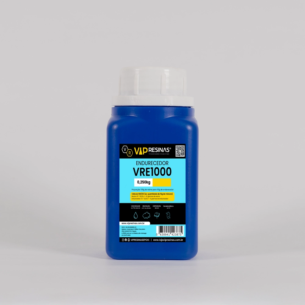 Resina Epóxi + Endurecedor Uv VR1000 750g Baixa Espessura Resina Epóxi + Endurecedor Uv VR1000 750g Baixa Espessura